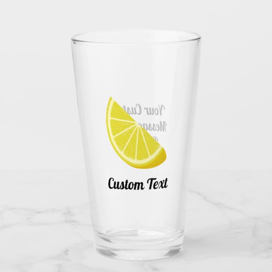 Lemon Slice Glas (Voorkant)