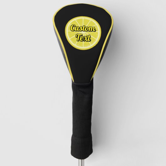 Lemon Slice Golfheadcover (Voorkant)