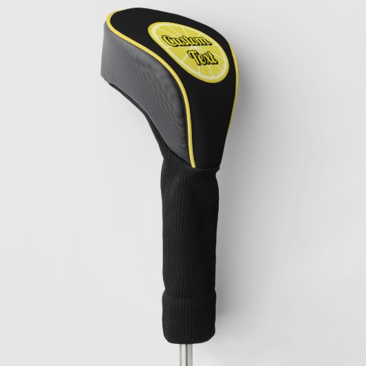 Lemon Slice Golfheadcover (Schuin)