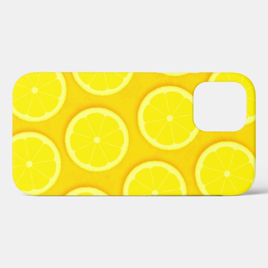 Lemon slice heldere gele grafische ifoon Case-Mate iPhone case (Achterkant (horizontaal))
