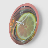 Lemon Slice in Water Time to Refresh Grote Klok (Hoek)