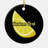 Lemon Slice Keramisch Ornament (Voorkant)