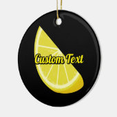 Lemon Slice Keramisch Ornament (Links)