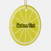 Lemon Slice Keramisch Ornament (Rechts)