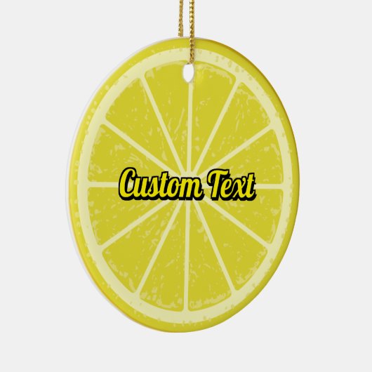 Lemon Slice Keramisch Ornament (Rechts)