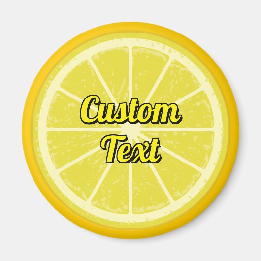 Lemon Slice Magneet (Voorkant)