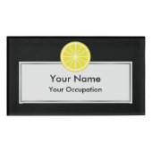 Lemon Slice Naambadge (Voorkant)