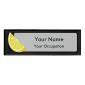 Lemon Slice Naambadge (Voorkant)