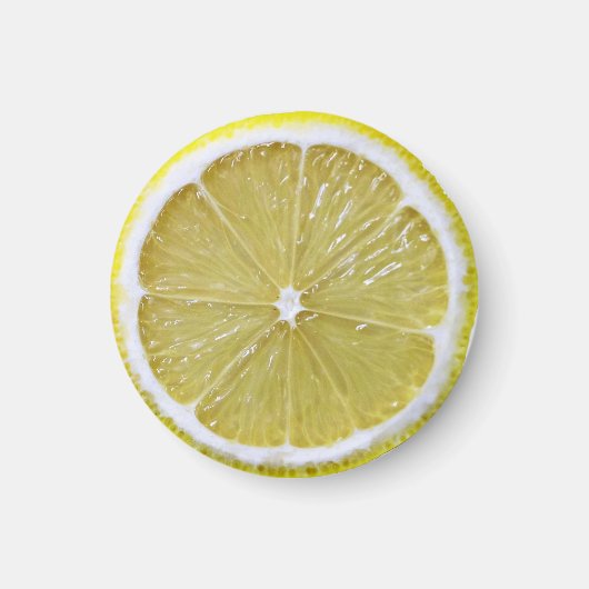 Lemon slice novelty kitchen fridge magnet (Voorkant)