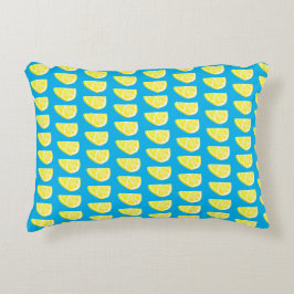 Lemon Slice Pattern Accent Kussen