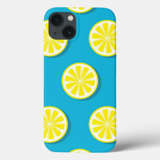 Lemon Slice Pattern iPhone Case (Achterkant)