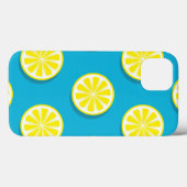 Lemon Slice Pattern iPhone Case (Achterkant (horizontaal))