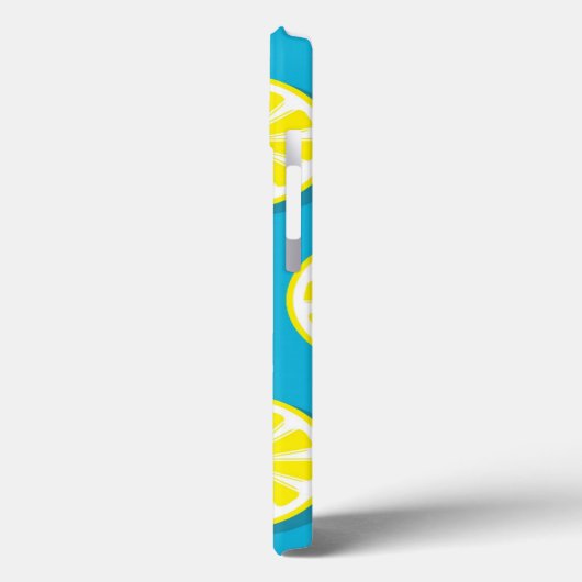Lemon Slice Pattern iPhone Case (Achterkant / Links)