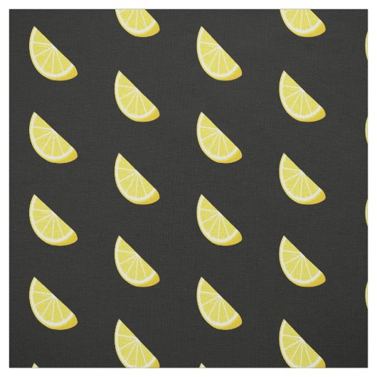 Lemon Slice Pattern Stof (Swatch)