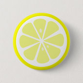 Lemon Slice Pinback Button (Voorkant)