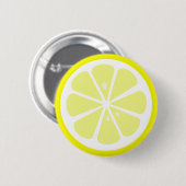 Lemon Slice Pinback Button (Voorkant /achterkant)