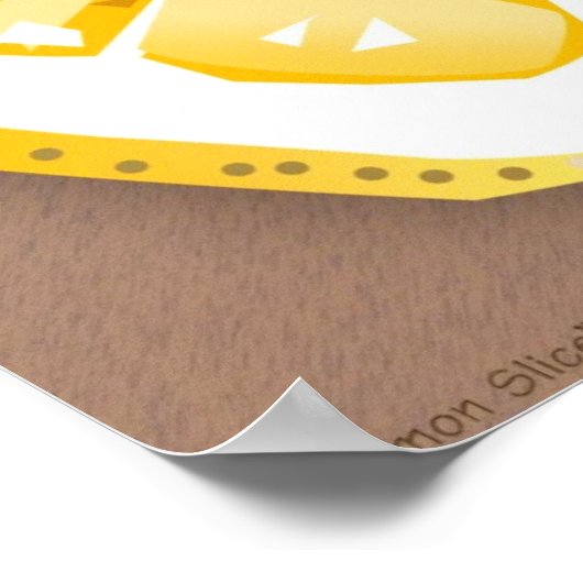 Lemon Slice-Poster Poster (Hoek)