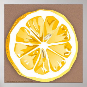 Lemon Slice-Poster Poster
