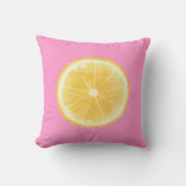Lemon Slice Print Kussen (Voorkant)