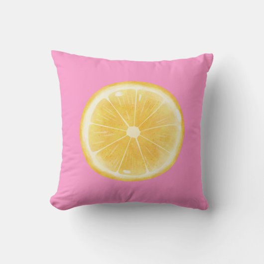 Lemon Slice Print Kussen (Voorkant)