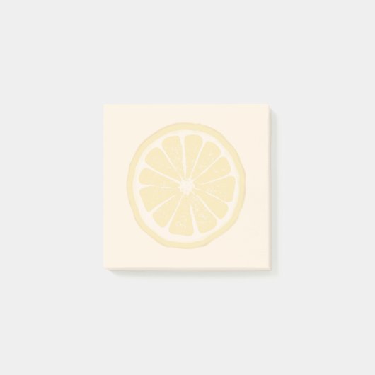 Lemon Slice Print Sticky Notes (Voorkant)