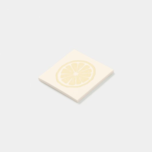 Lemon Slice Print Sticky Notes (Schuin)