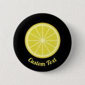 Lemon Slice Ronde Button 5,7 Cm (Voorkant)