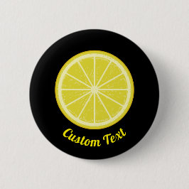 Lemon Slice Ronde Button 5,7 Cm