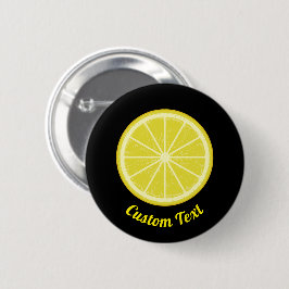 Lemon Slice Ronde Button 5,7 Cm