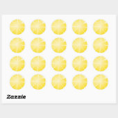 Lemon Slice Ronde Sticker (Vel)