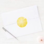 Lemon Slice Ronde Sticker (Envelop)