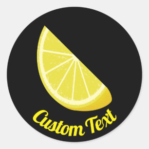 Lemon Slice Ronde Sticker
