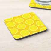 Lemon slice-set met 6 gele onderzetters (Linkerzijde)