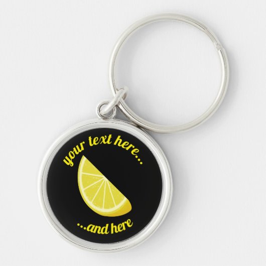Lemon Slice Sleutelhanger (Voorkant)