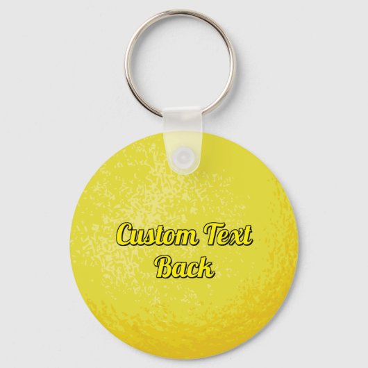 Lemon Slice-Sleutelhanger Sleutelhanger (Achterkant)