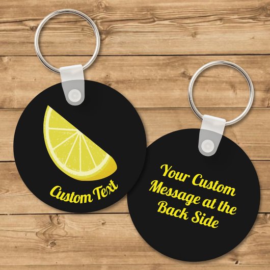 Lemon Slice-Sleutelhanger Sleutelhanger