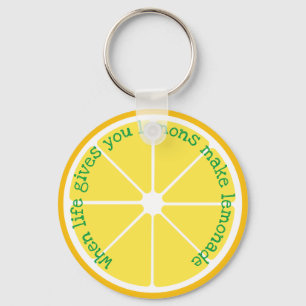 Lemon Slice-Sleutelhanger Sleutelhanger