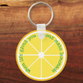 Lemon Slice-Sleutelhanger Sleutelhanger (Voorkant)