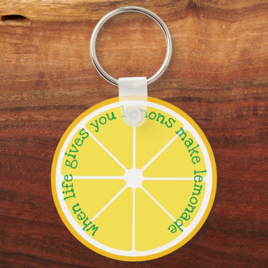 Lemon Slice-Sleutelhanger Sleutelhanger (Voorkant)