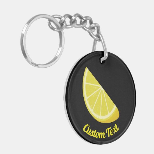 Lemon Slice-Sleutelhanger Sleutelhanger (Voorkant Links)