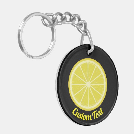 Lemon Slice-Sleutelhanger Sleutelhanger (Voorkant Links)