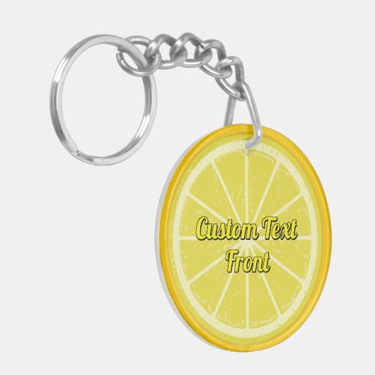 Lemon Slice-Sleutelhanger Sleutelhanger (Voorkant Links)