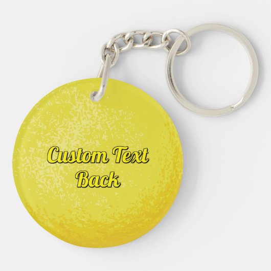 Lemon Slice-Sleutelhanger Sleutelhanger (Achterkant)