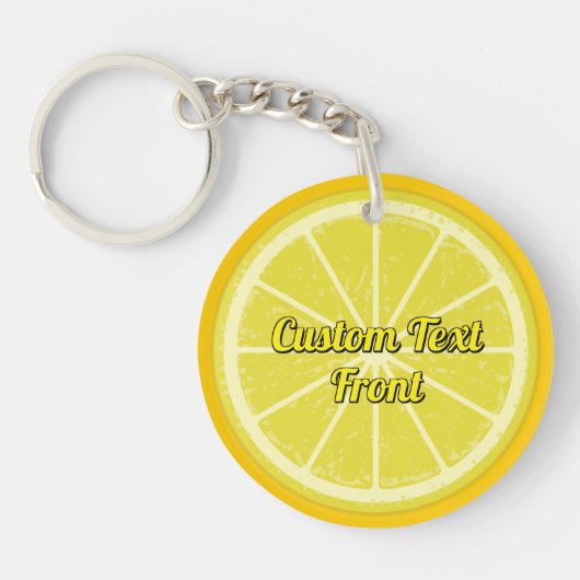 Lemon Slice-Sleutelhanger Sleutelhanger (Voorkant)