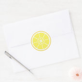Lemon Slice-Sticker Ronde Sticker (Envelop)