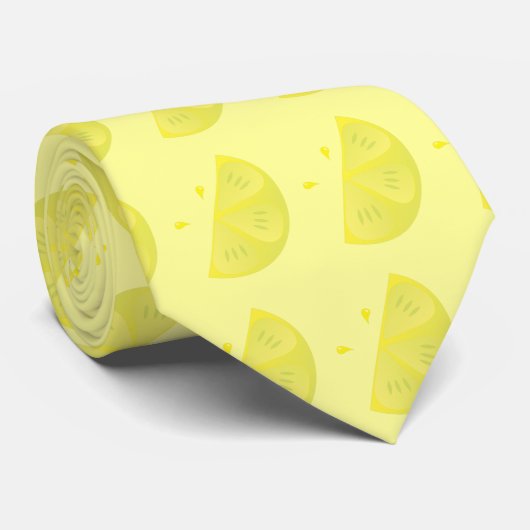 Lemon Slice Stropdas (Opgerold)