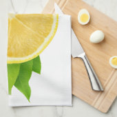 Lemon slice theedoek (Quarter Fold)