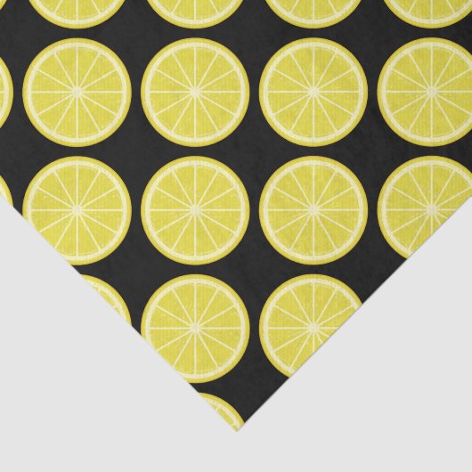 Lemon Slice Tissuepapier (Detail)
