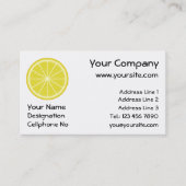 Lemon Slice Visitekaartje (Voorkant)