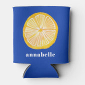 Lemon Slice Voornaam Blikjeskoeler (Voorkant)